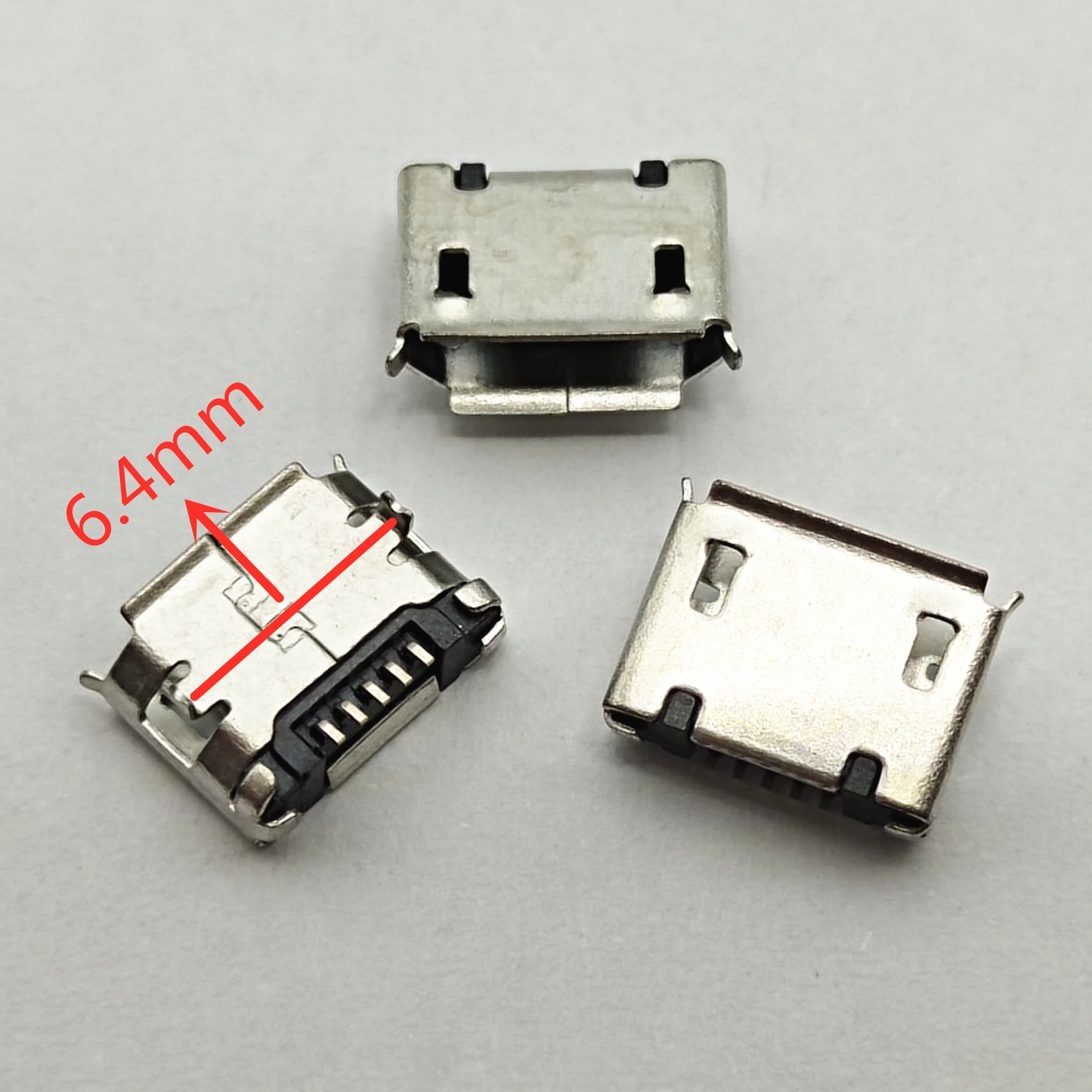 

NIUKETAT Micro USB mini Connector 5pin 6.4mm
