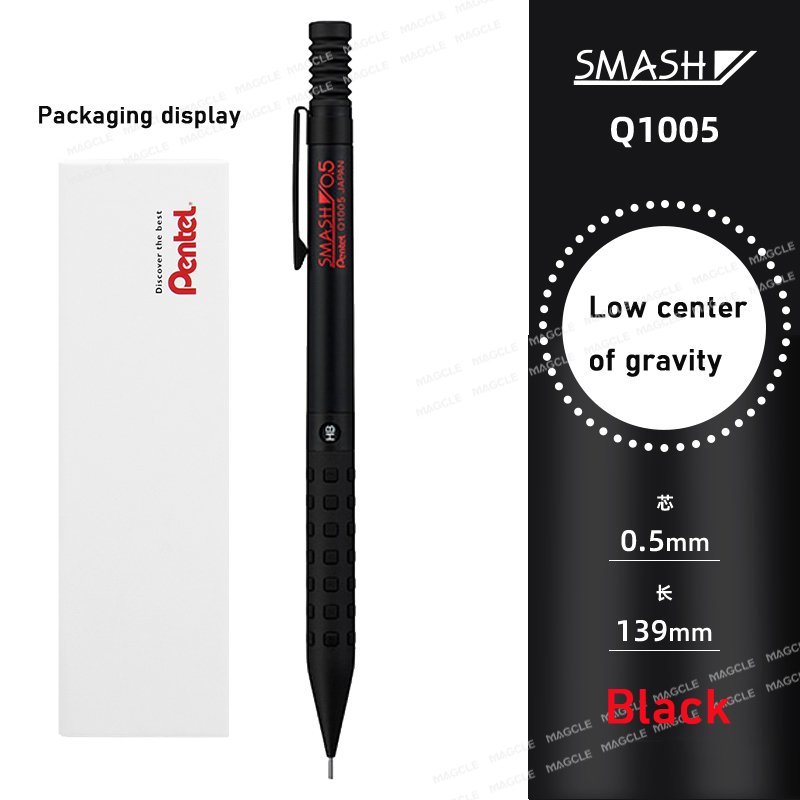

Механический карандаш Pentel SMASH Q1005 металлический 0,5 мм