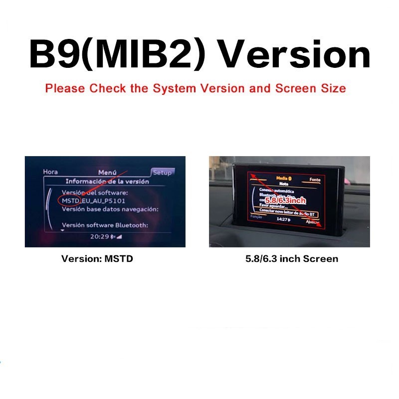 

Беспроводной модуль iManAuto CarPlay Android Auto для Audi A3 8v Q2 8P 2013-2018 Bluetooth USB функция камеры заднего вида