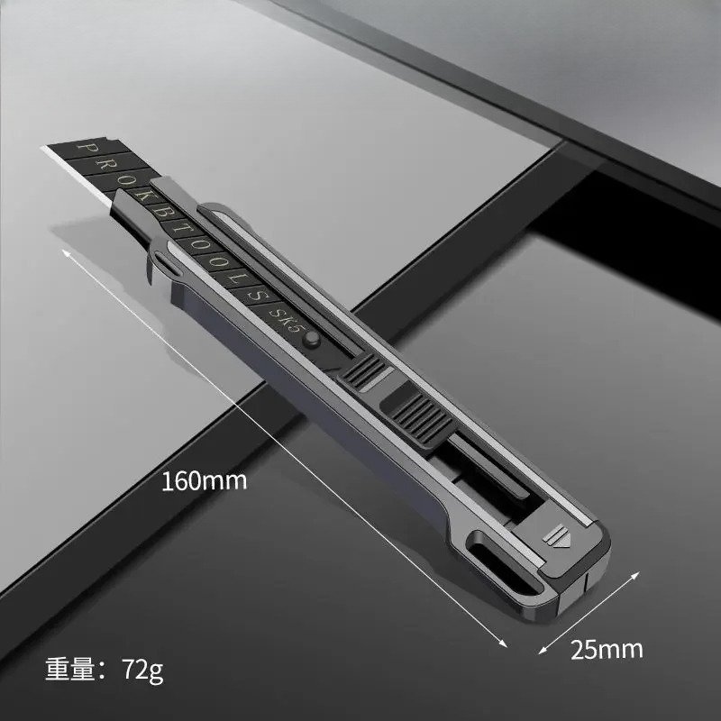 

Универсальный нож Xiaomi, портативный карманный резак для коробок, выдвижная бумага, 80 мм, металлическое лезвие для офиса, школы, канцелярские принадлежности, инструменты