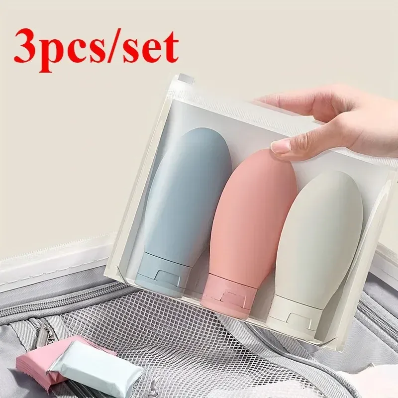 

Дорожные косметические контейнеры Pink 3шт