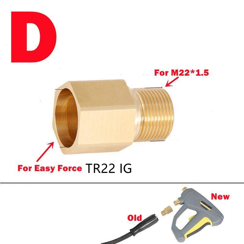 

Соединитель шланга и пистолета-распылителя для Karcher Easy Lock, новый адаптер HDS TR22 AG и IG для быстрого подключения