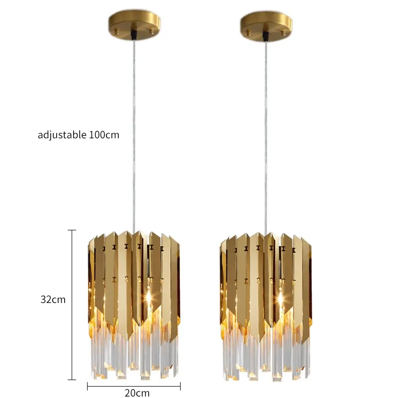 

Золотая хрустальная люстра FSS E14 LED