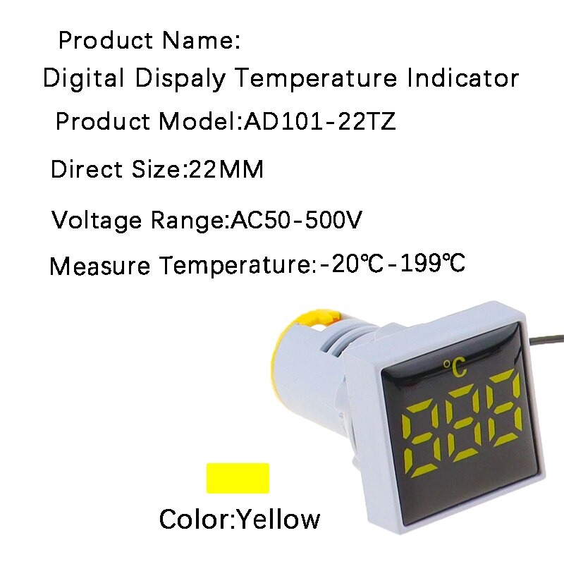 

Цифровой термометр KEOLEA 22мм -20+199°C 50-500В