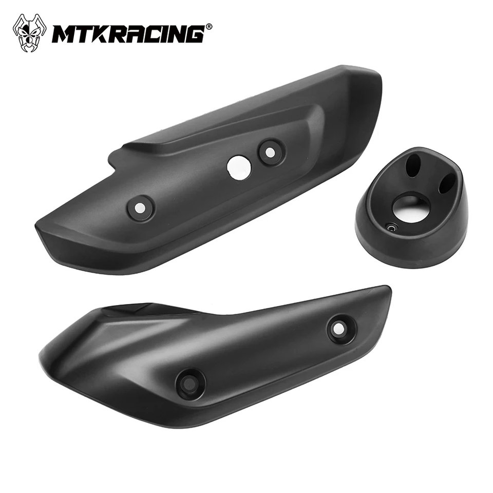 

MTKRACING для YAMAHA TMAX 530 T-MAX 530 Tmax 560 TMAX560 2017-2024 крышка выхлопной трубы мотоцикла, защита капота, черный аксессуар