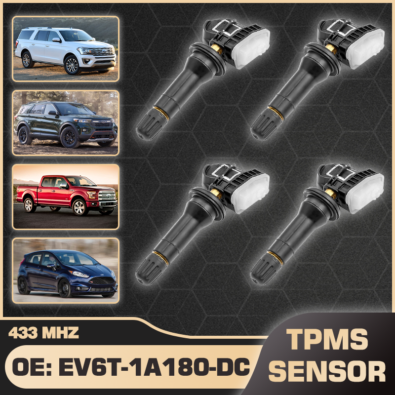 

EV6T1A180DC Датчик давления в шинах TPMS 433 МГц для Ford Expedition Ford Explorer Ford F-150 Ford Fiesta Van 2014-EOP EV6T1A150CB
