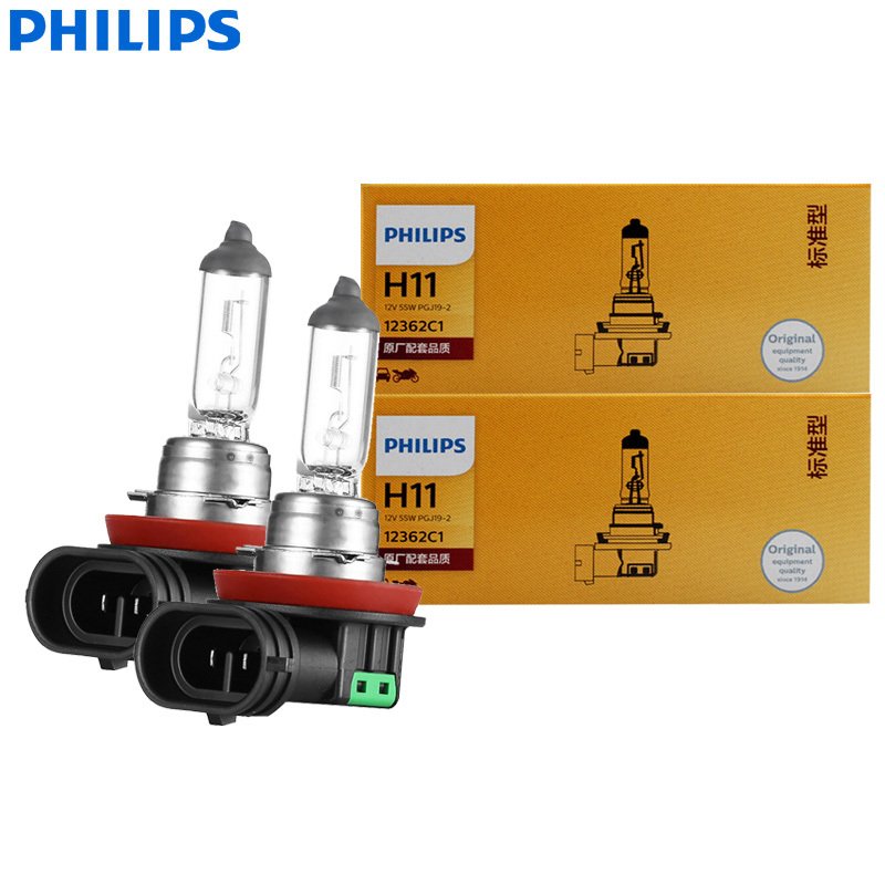 

Philips Vision H11 12 В 55 Вт PGJ19-2 Оригинальные Галогенные Лампы Для Фар Пара 3200K Стандартная Замена Для Автомобильных Ф...
