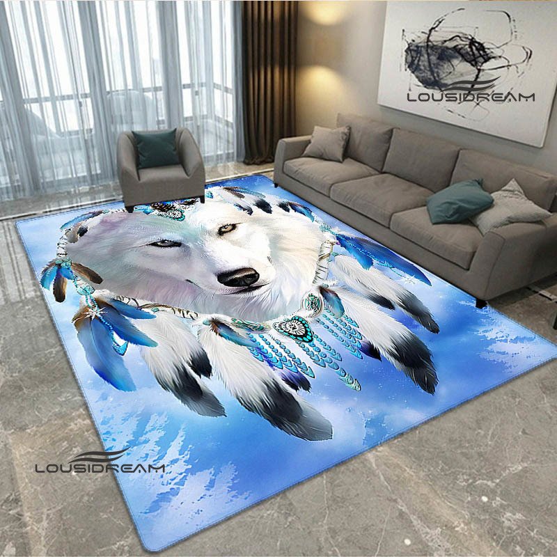 

LOUSIDREAM 3D волк ковер из полиэстера