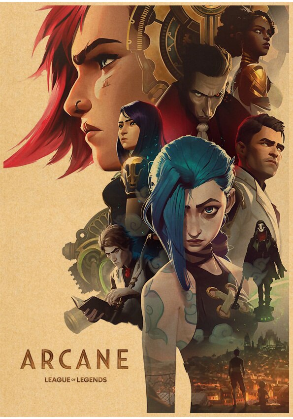 

Настенный постер Arcane Jinx Vi