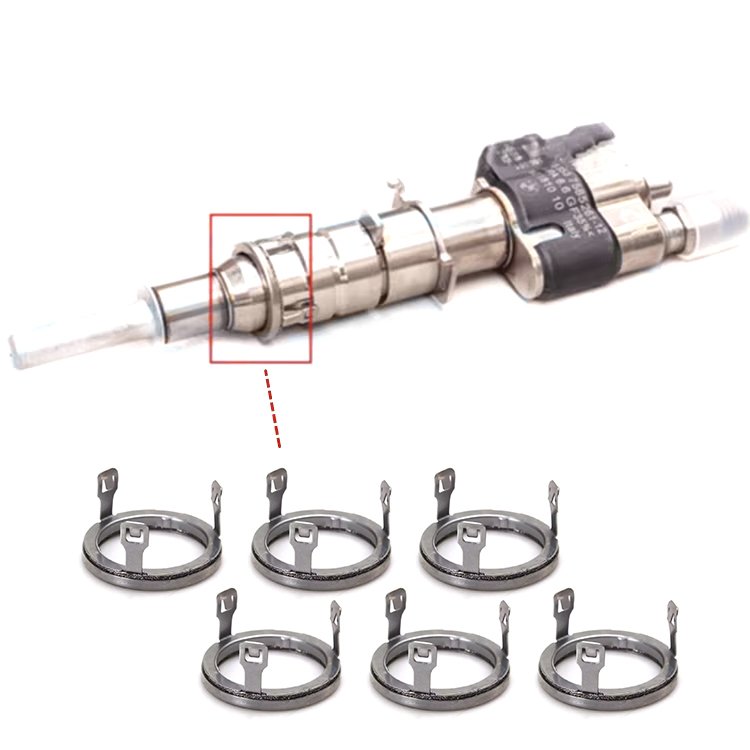 

1/4/6 PCS Injector Gasket Engine Fuel Injector Decoupler 13537564751 For BMW E60 E66 New High Quality Auto Parts
