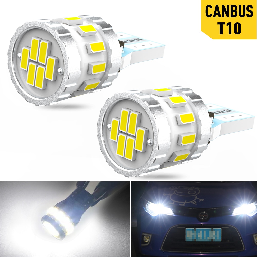 

2 шт. светодиодные лампы габарита W5W T10 194 Canbus для Toyota Rav4 Verso Yaris Vitz Avensis T22 T25 T27 Land Cruiser 100 200