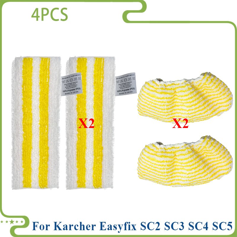 

Новые тряпки для швабры Karcher Easyfix SC2 SC3 SC4 SC5, ручной пылесос, чехол из микрофибры, аксессуары для паровой швабры