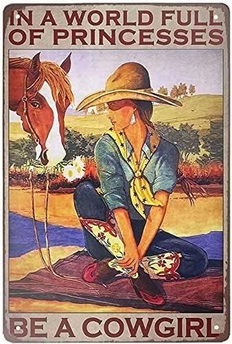 

Металлическая вывеска Be A Cowgirl
