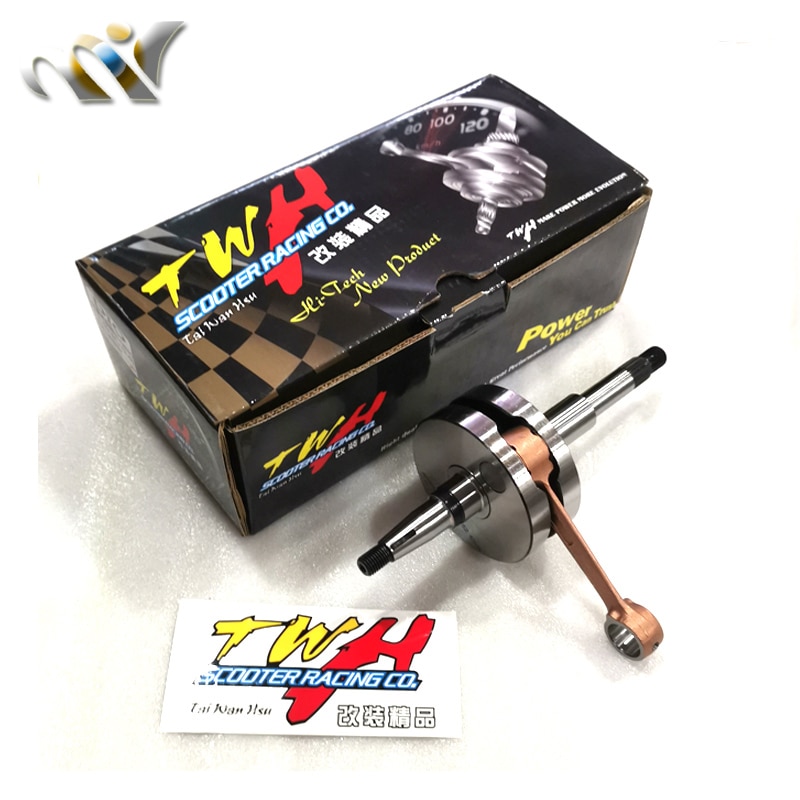 

Полностью закрытый коленчатый вал TWH высокого качества для HONDA DIO AF17 AF18 AF27 AF28 SP SR DIO50 43,2 мм + 1,8 44 мм + 2,6 52,4 мм + 3,0