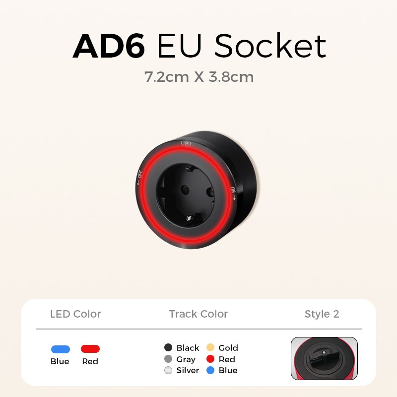 

Розетка Avoir AD2 AD6 с USB, алюминий