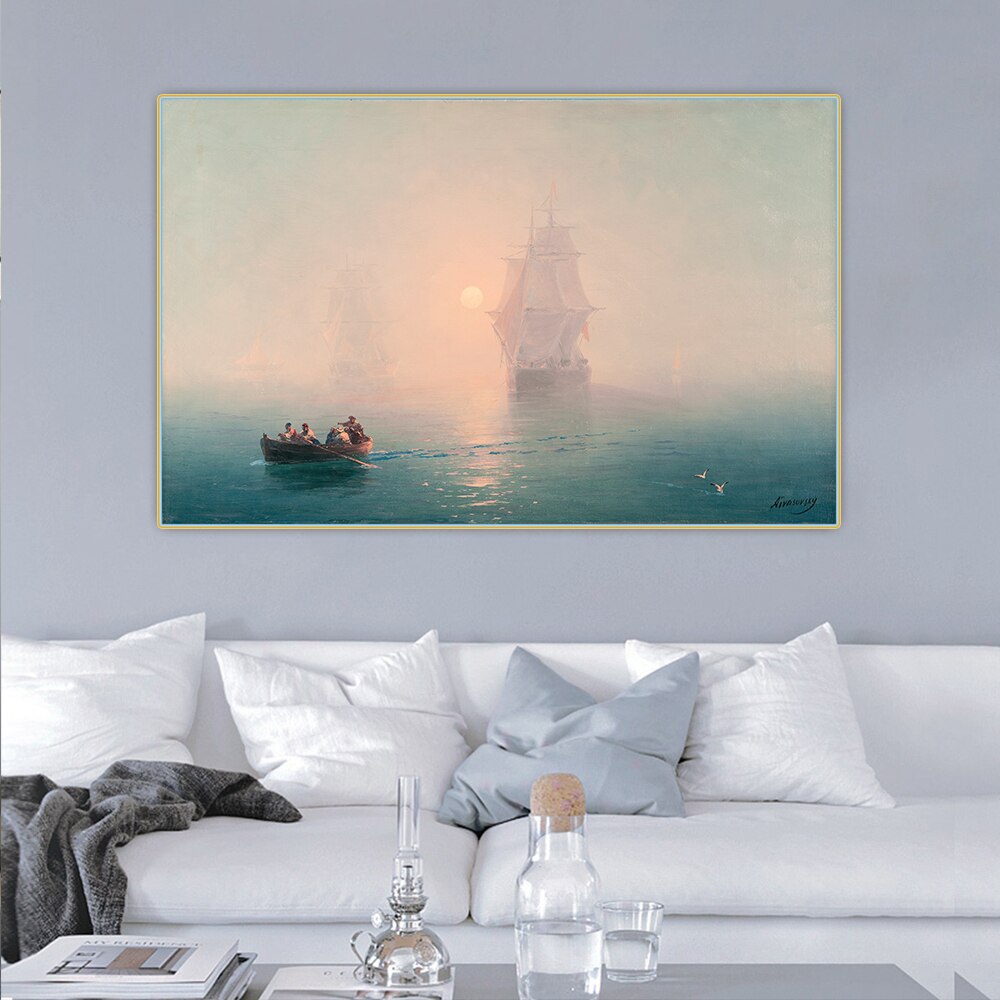 

Картина Citon Иван Айвазовский 《Warship》