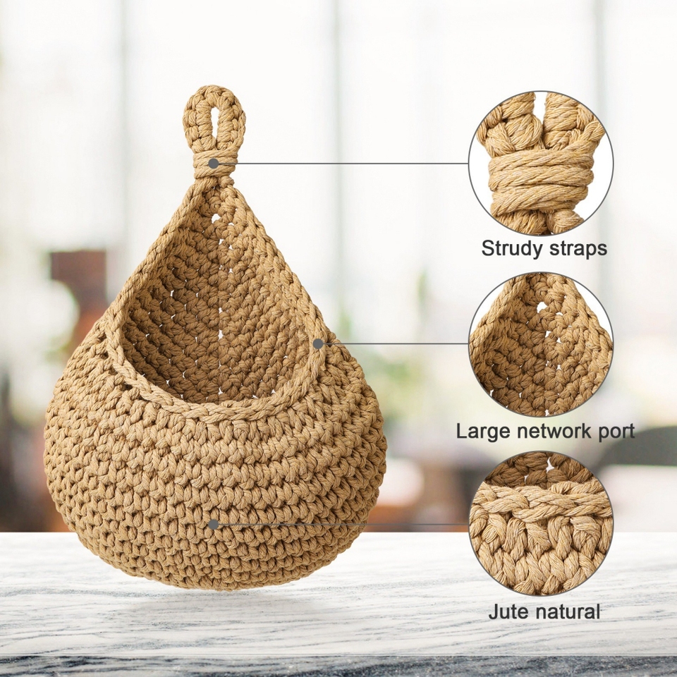 

Подвесная корзина из лозы