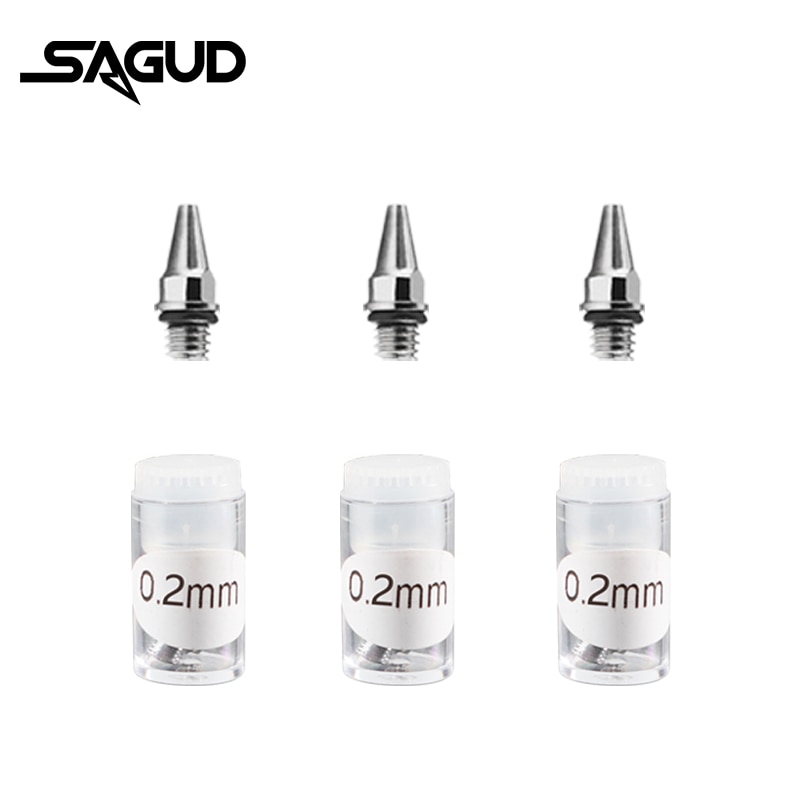 

Насадки для аэрографа SAGUD SD-41(3080), 0.2/0.3/0.5 мм