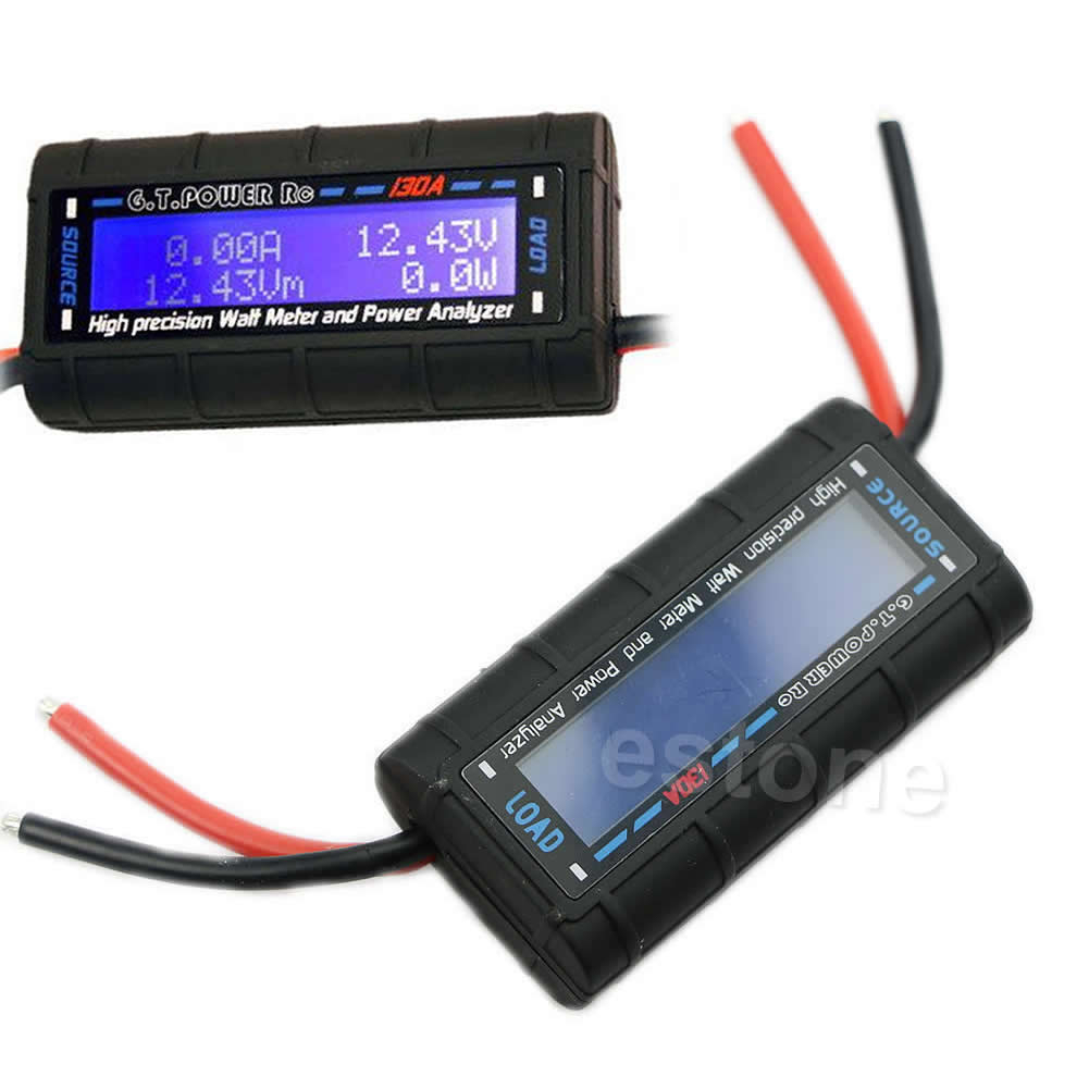 

Горячая G.T.POWER RC LCD 60V 130A Ватт метр и анализатор мощности высокая точность