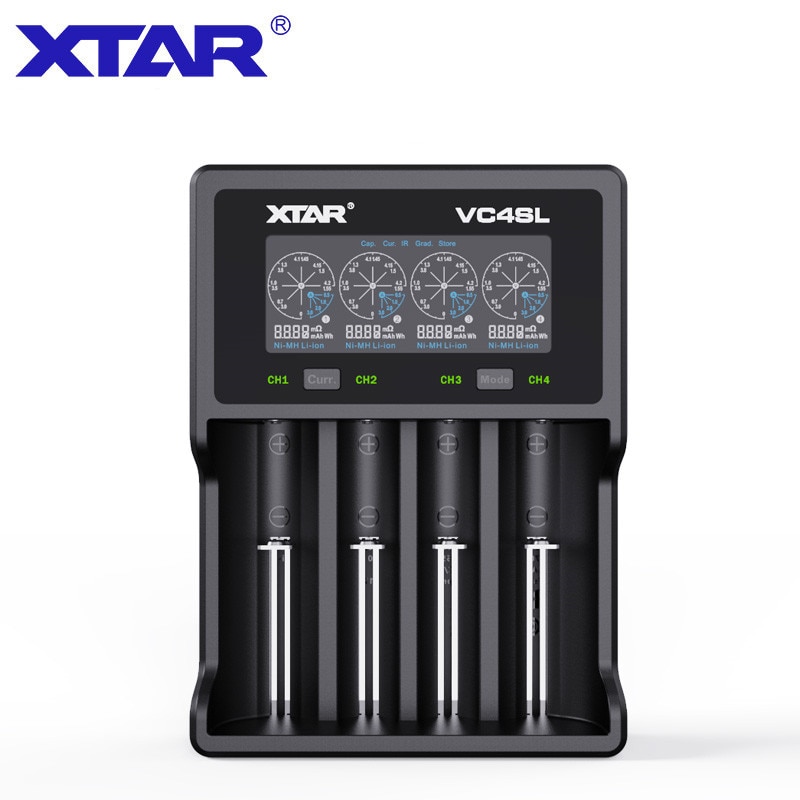 

XTAR Универсальное зарядное устройство 18650 VC4SL QC3.0