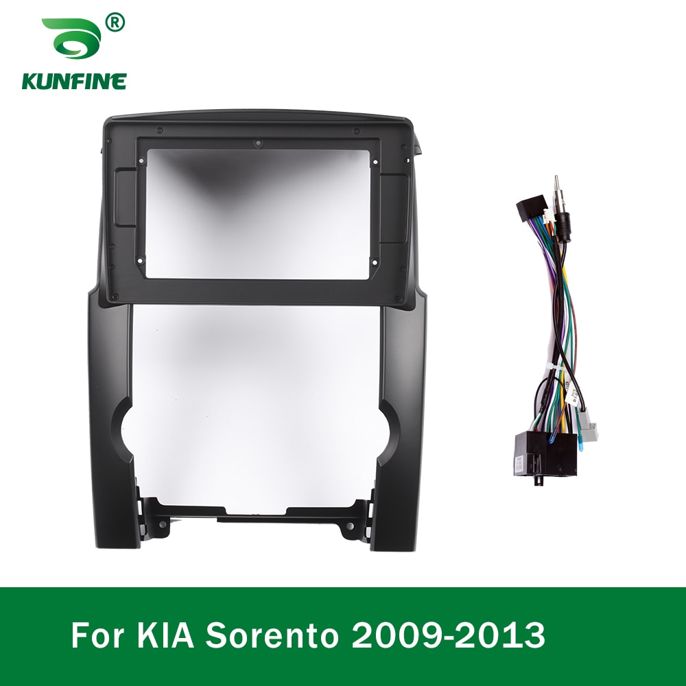 

Автомобильный GPS-навигатор, стерео для KIA Sorento 2009-2013, рамка панели радиоприемника, подходит для 2Din, 10-дюймовый экран головного устройства приборной панели