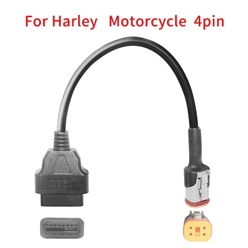 

Диагностические кабели Obd2 для мотоцикла Harley-davidson, 4pin/6pin до 16 Pin, провод 4/6-pin, разъем для проверки мотоцикла, кабель для Harley