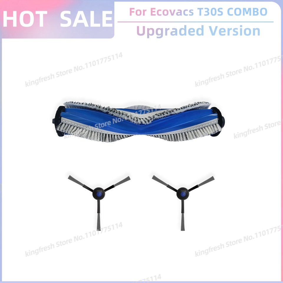 

Подходит для (Ecovacs DEBOT T30S / T30S AI / T30S COMBO / T30S PRO / T30S PRO OMNI) Запчасти: Основная Щетка, Боковая Щетка, Фильтр, Моющая Салфетка, Пылесборник