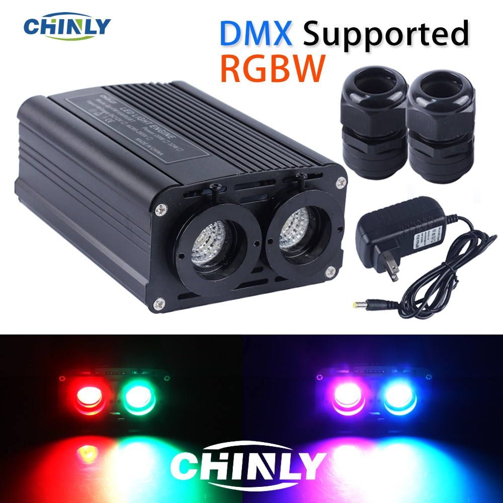 

CHINLY DMX512 волоконно-оптический двигатель 32 Вт RGBW