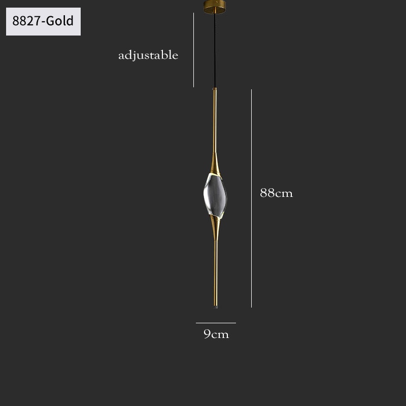 

Подвесная люстра JMZM медная хрустальная LED