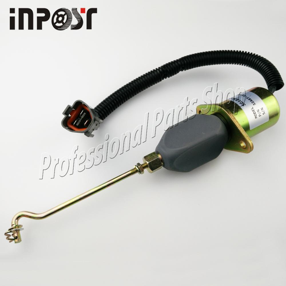 

Новый 32A87-15100 12В двигатель отключения соленоида 1752ES RSV KRTKIT 32A87-05100 SA-4014-12 для Mitsubishi S4Q S4S S6S Volvo