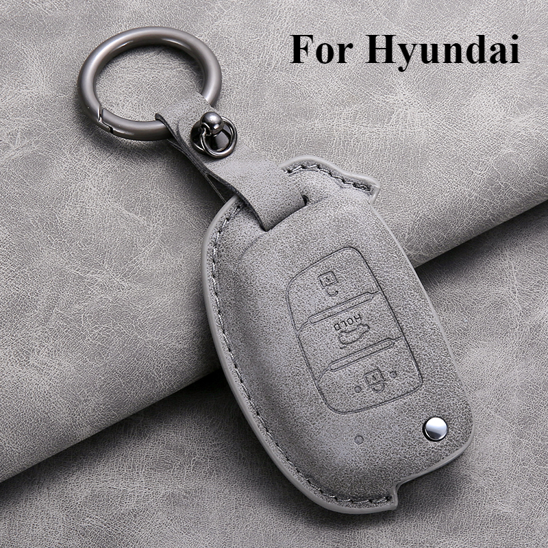

Кожаный Автомобильный флип-чехол для Hyundai Grand I10 2023 I20 I30 IX35 IX45 HB20 Elantra Solaris Sonata Santa Fe Sport Tucson