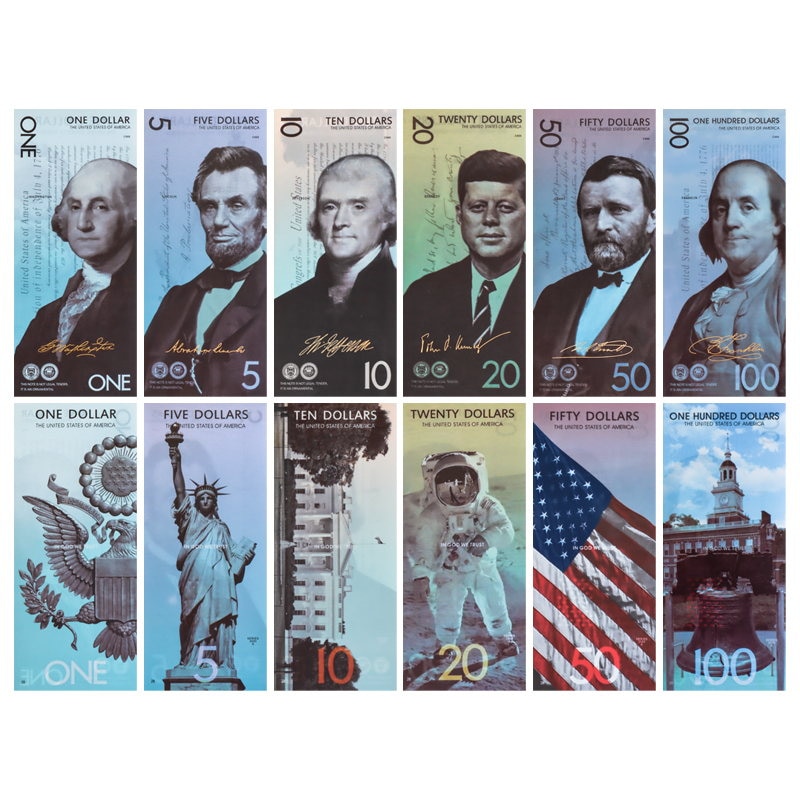 

Пластиковая банкнота президента США Coenyerfiet