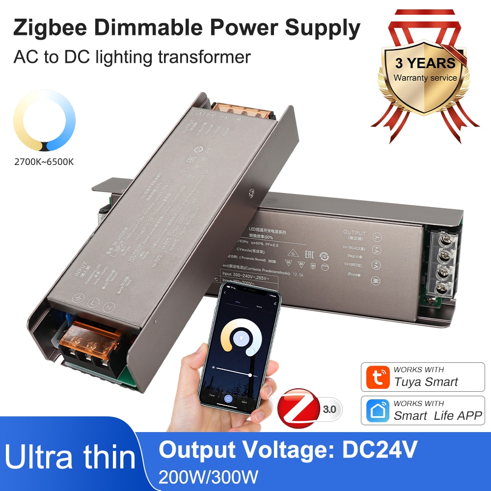 

Zigbee3.0 трансформатор освещения 200Вт/300Вт
