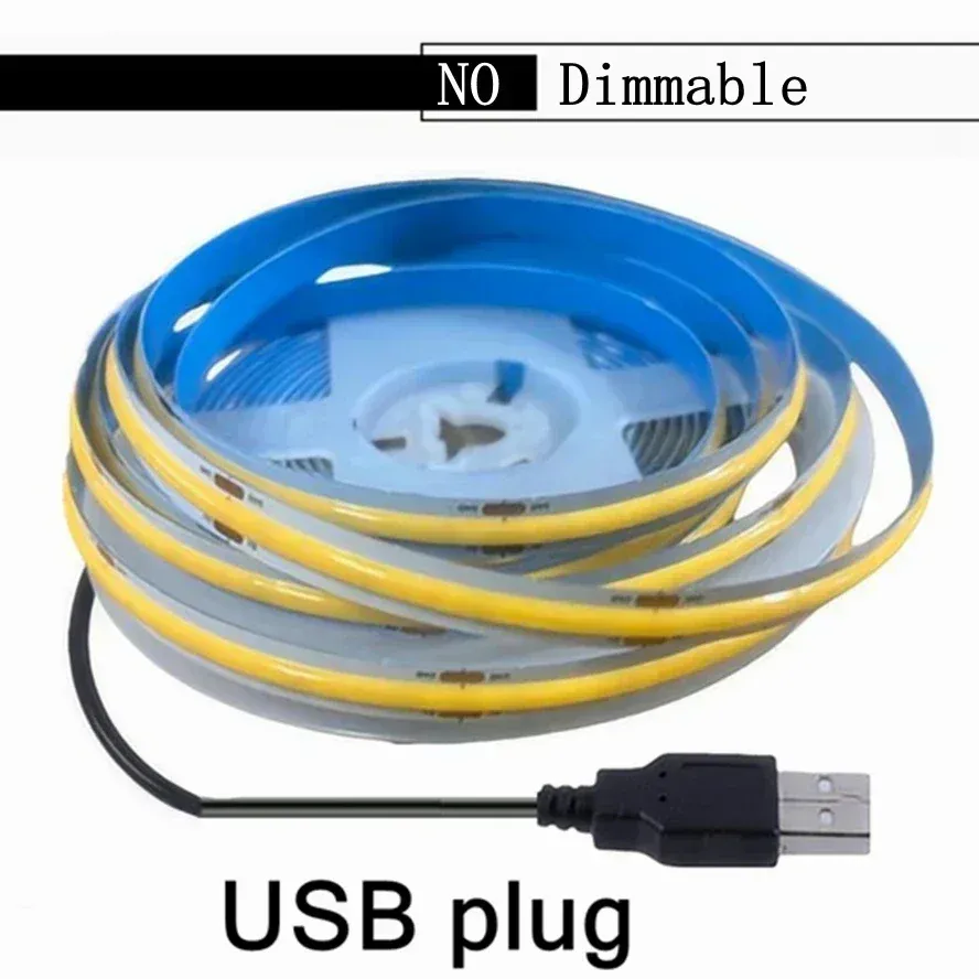 

USB сенсорная светодиодная лента PwwQmm 5В теплый белый/натуральный белый/холодный белый 0.5-5м