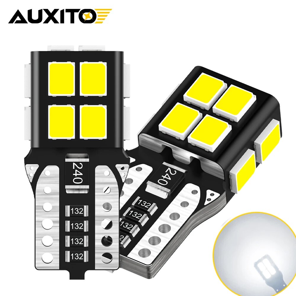 

2 шт., автомобильные лампы для автомобилей AUXITO W5W T10