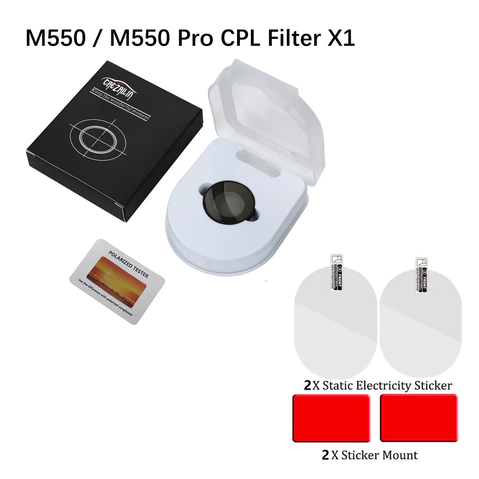 

Фильтр для AZDOME Dash Cam M550 / M550 Pro CPL Для AZDOME M550 HD объектив Защита от пыли антибликовый M550PRO статическая наклейка