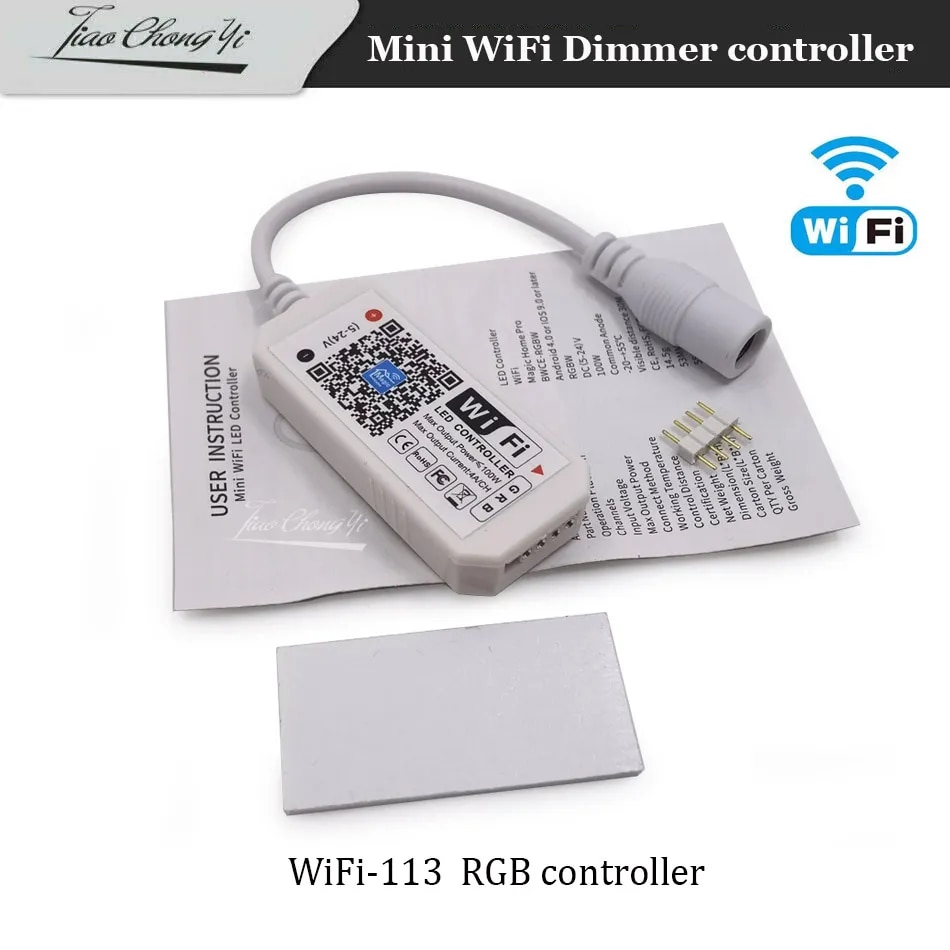 

TiaoChongYi RGB Контроллер для светодиодной ленты Wi-Fi