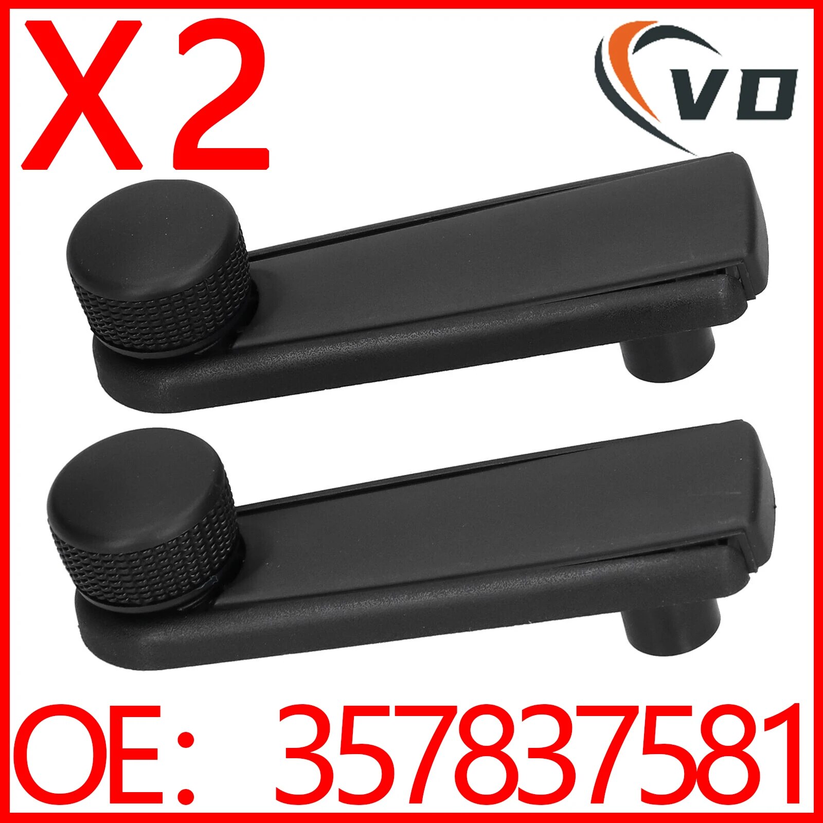

2 шт. Ручка для намотки окон 357837581 Для VW Transporter T4 1990-1994 Passat 1982-1992 Carrado