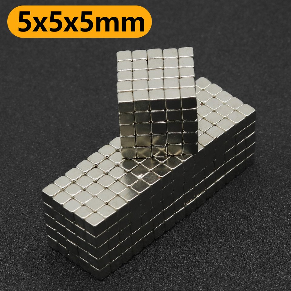 

Супер мощные неодимовые магниты N35 5x5x5 мм