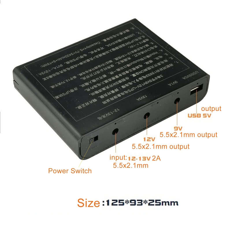 

Ящик для хранения батарей OOTDTY Power Bank Box 6х18650 для роутера