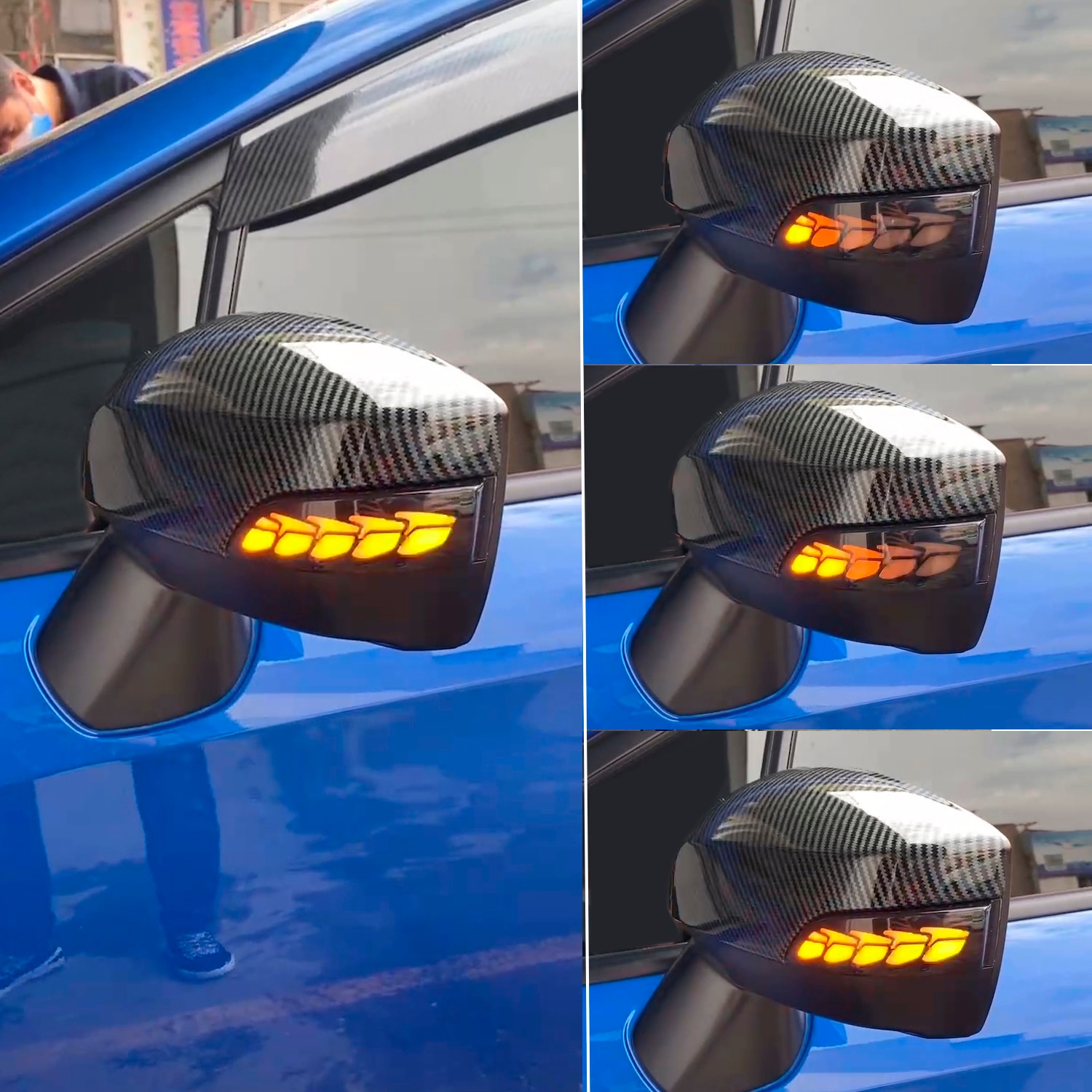 

Подходит для Subaru WRX/WRX STI/Levorg 2015-2021, динамические указатели поворота, светодиодный индикатор бокового зеркала, мигалка