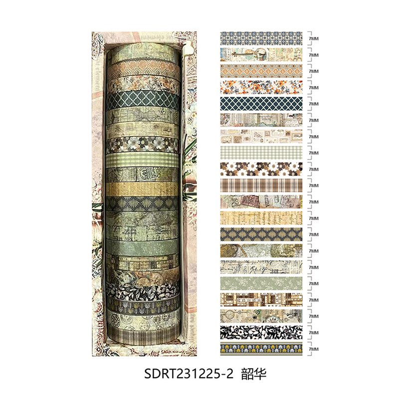 

Винтажная изолента YOUQIWJ jd797 20 рулонов