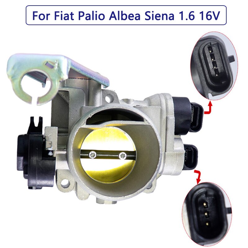 

Корпус дроссельной заслонки 46SXF7 71718994 для Fiat Albea Palio Weekend 1,6, 16 В, клапан заслонки 46 мм, Система впуска воздуха 71736817 703703500