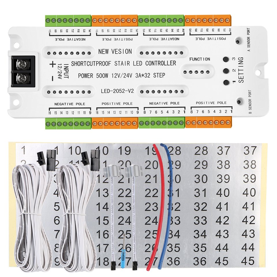 

RGB контроллер для подсветки лестниц