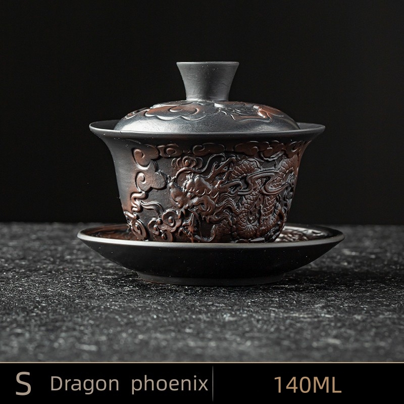 

Фиолетовый керамический чайный сервиз JIANGXINSHE