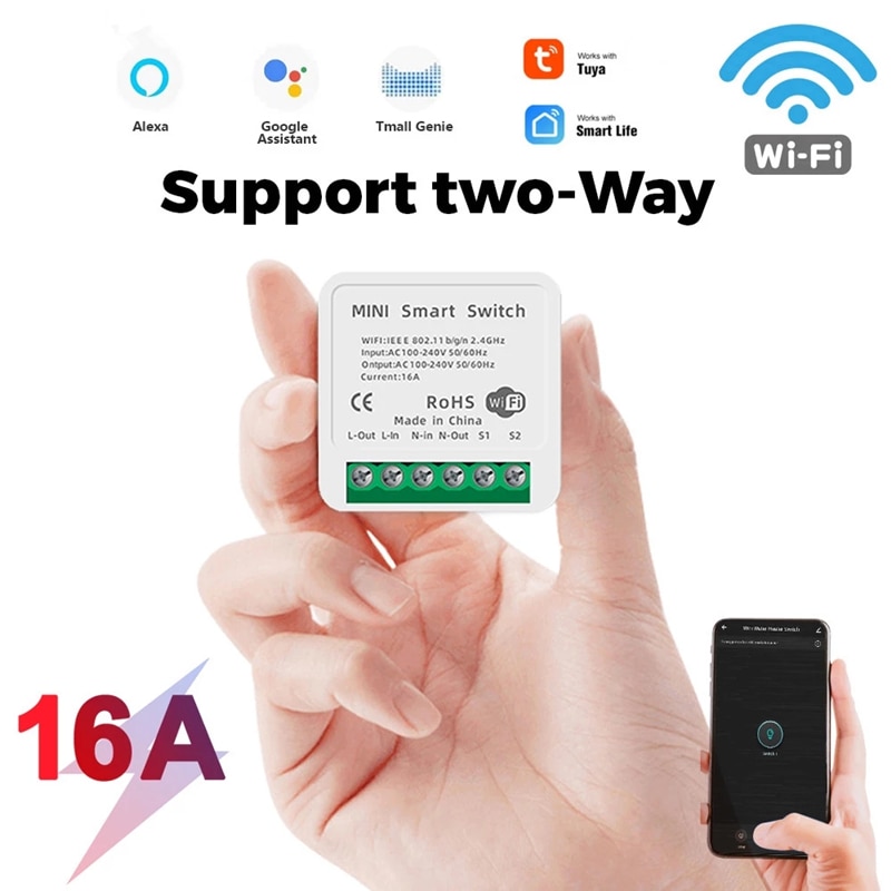 

Умный светильник ель света, 16 А, Wi-Fi, с голосовым управлением
