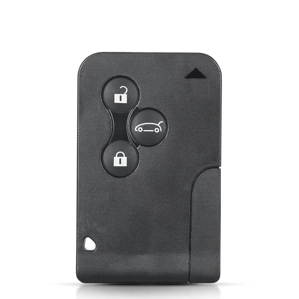 

KEYYOU, 1 шт., для Renault Clio Logan Megane 2 3 Koleos Scenic, трехкнопочный Автомобильный ключ, задняя крышка с маленьким ключом