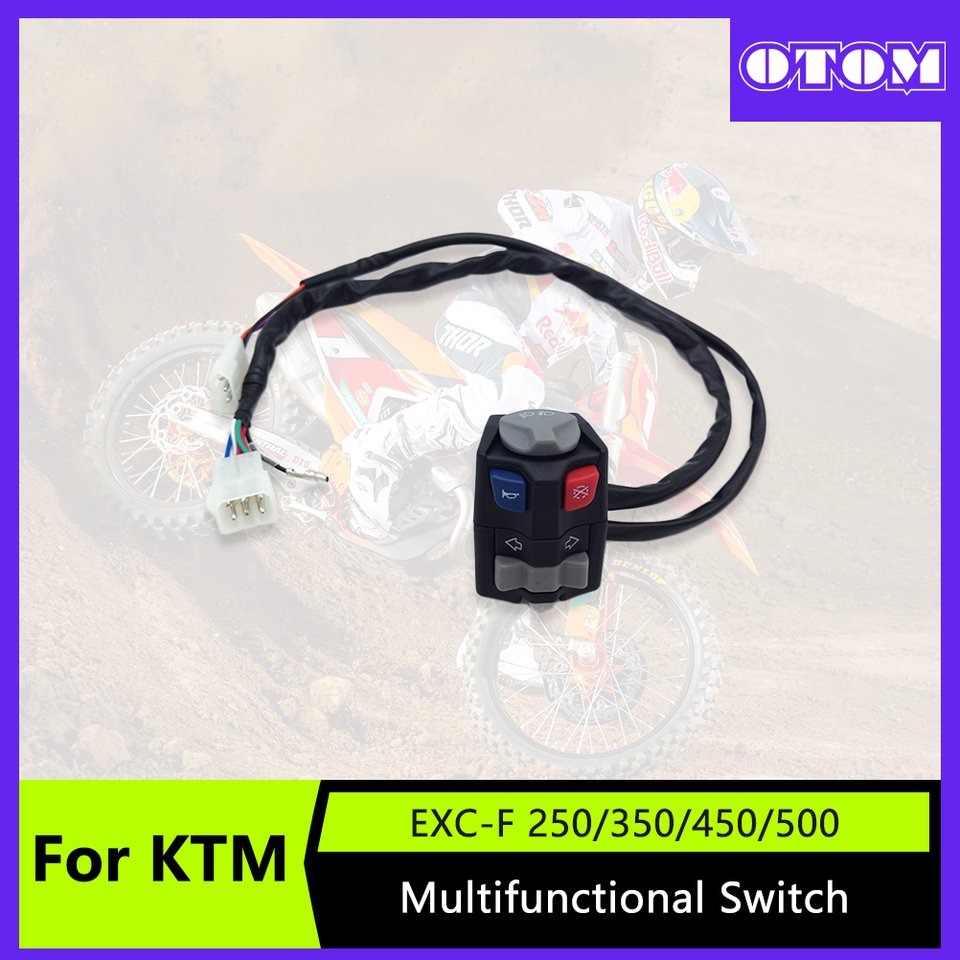 

Аксессуары для мотоциклов OTOM, комбинированный переключатель, остановка двигателя, сигнал поворота на руль, для KTM XCW EXC