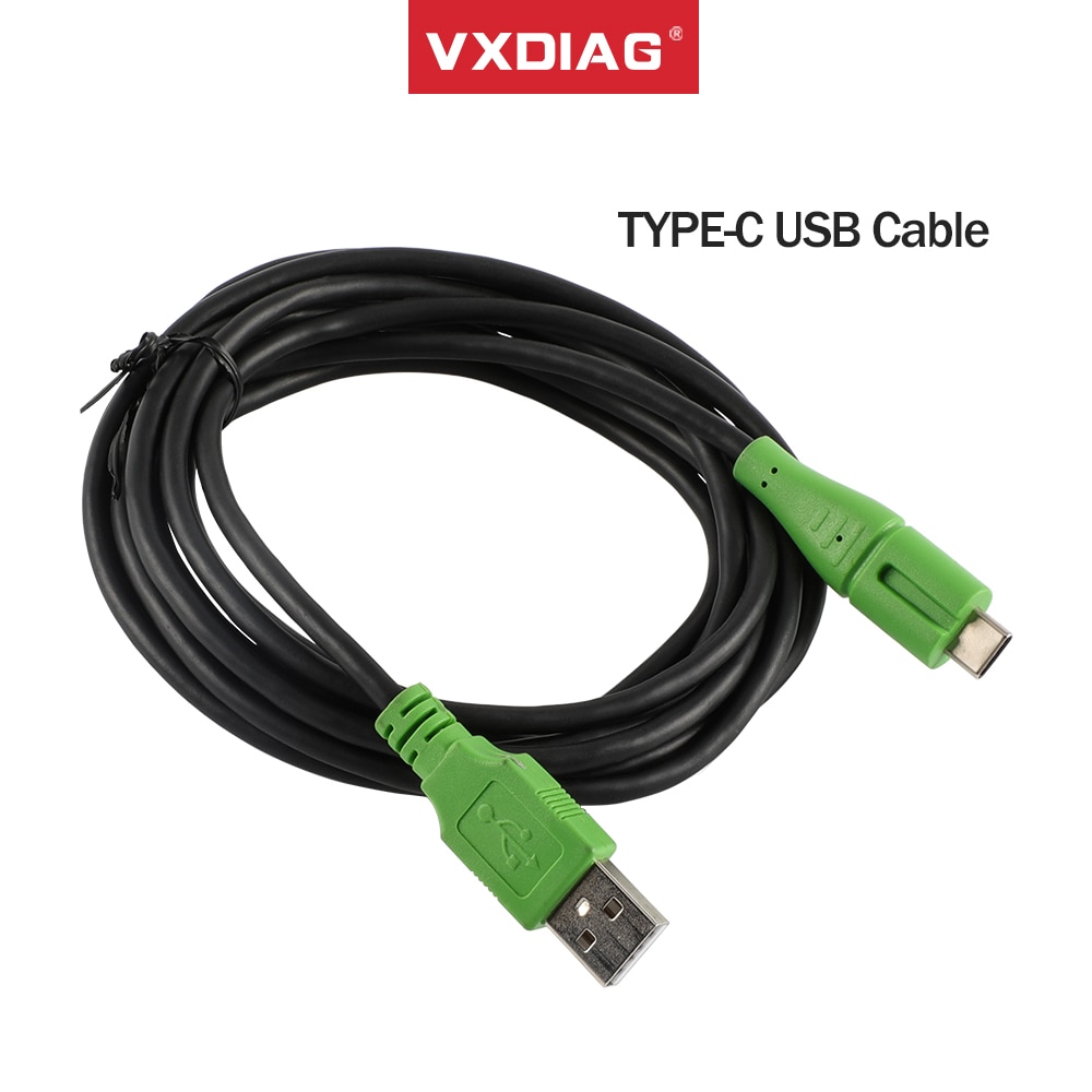 

VXDIAG автомобильные аксессуары OBD2 Оригинальный Удлинительный кабель USB-адаптер кабель для VCX Nano Type C проводной разъем для VCX SE