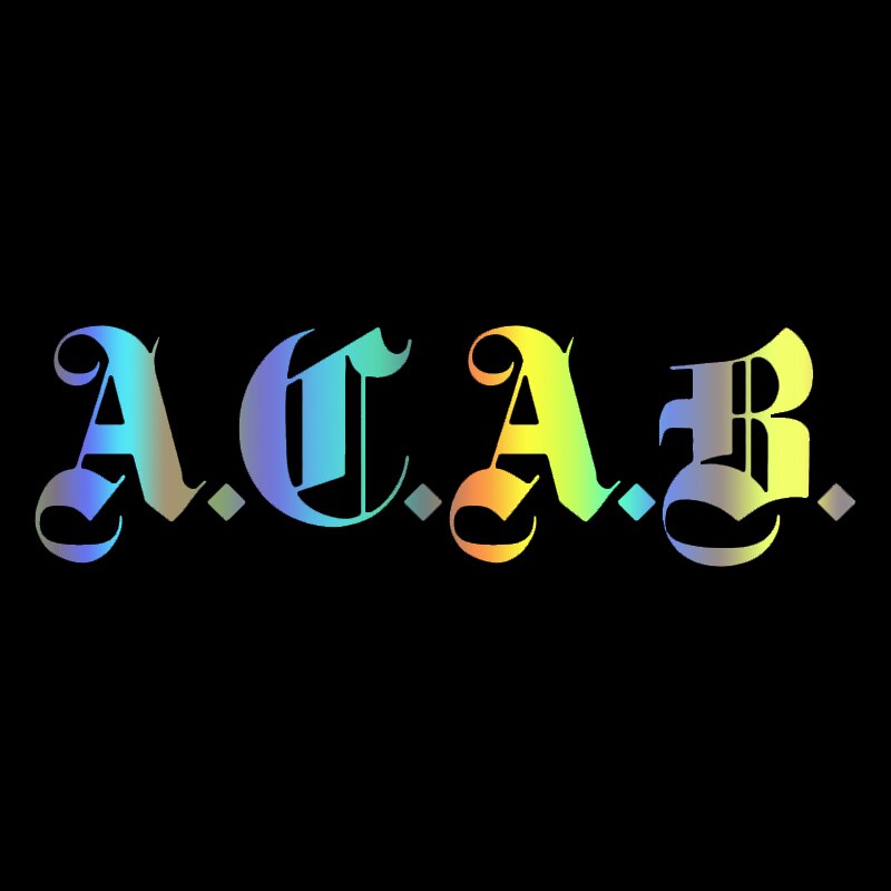 

наклейки на авто ACAB Готический водонепроницаемые наклейки на машину наклейка для авто автонаклейка стикер этикеты винила наклейки стайлинга автомобилей украшения на бампере автомобиля заднее стекло